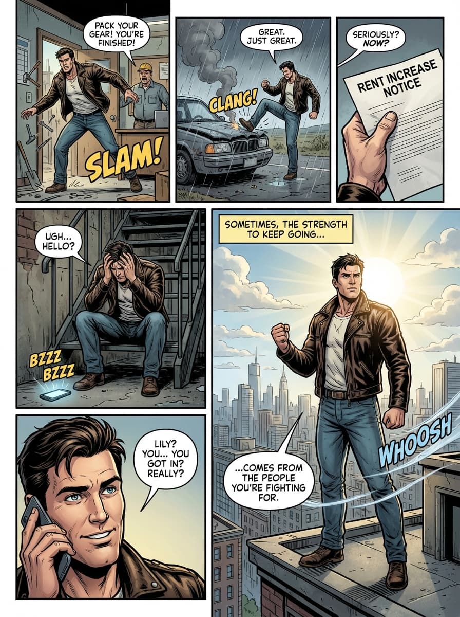 American Superhero Comics Style